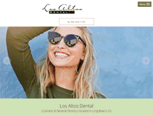 Tablet Screenshot of losaltosdental.com